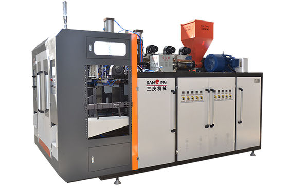 Qualität  CE Jar Blow Molding Machine 2 Die Heads Plastic Water Bottle Blowing Machine 11kw Fabrik