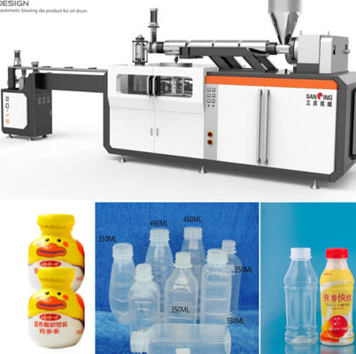 500mL Milchflasche-Blasformen-Maschine 1200PCS pro Stunde PLC-Steuerung